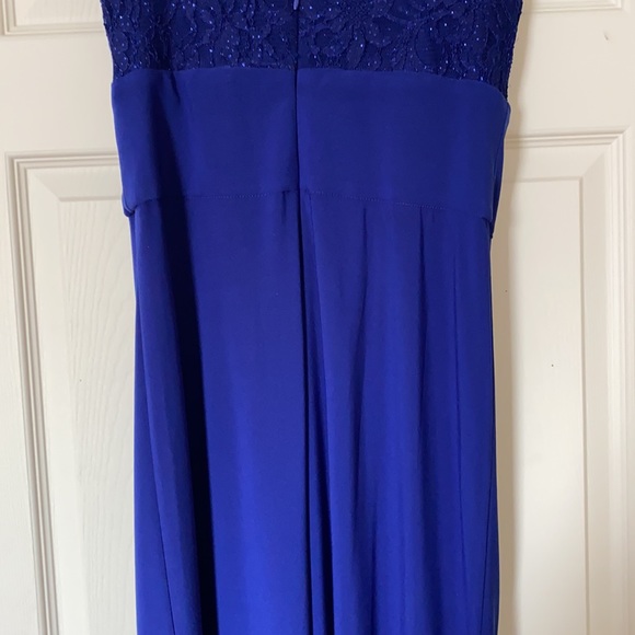 R&M Richards Sleeveless Blue Formal Dress - Picture 7 of 14